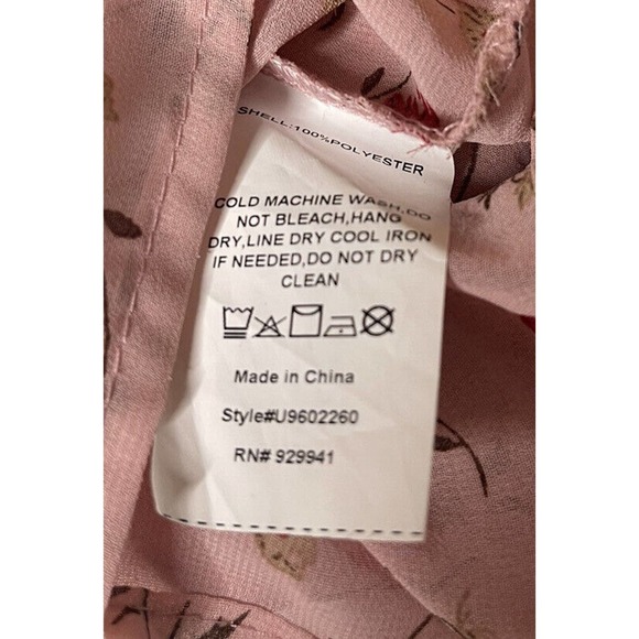 Suzanne Betro Womens Sweater Blush Pink Chenille Layered Side Tie Pullover Sz 1X - Picture 6 of 6